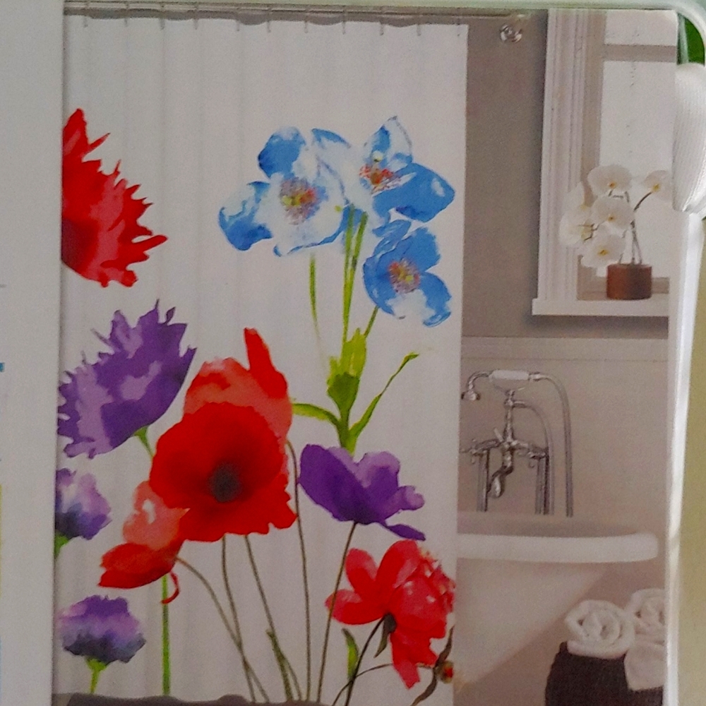 New shower curtain